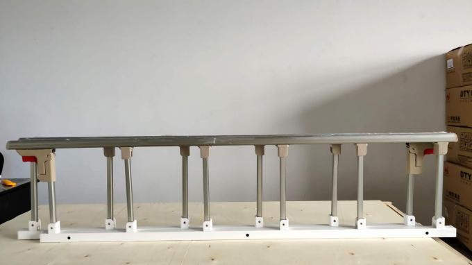 Zes Pool-van het het Zijspoorziekenhuis van de Aluminiumlegering het Bedwacht Rails Collapsible 0