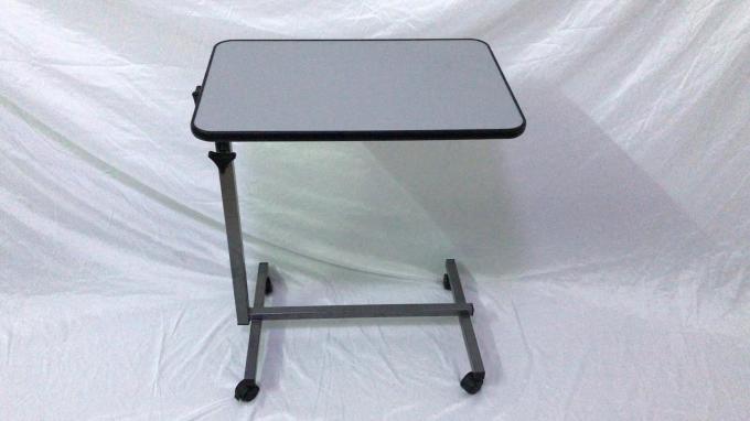 Overbedpatiënten 700mmx1010mm het Ziekenhuisbed Tray Table With Wheels 0