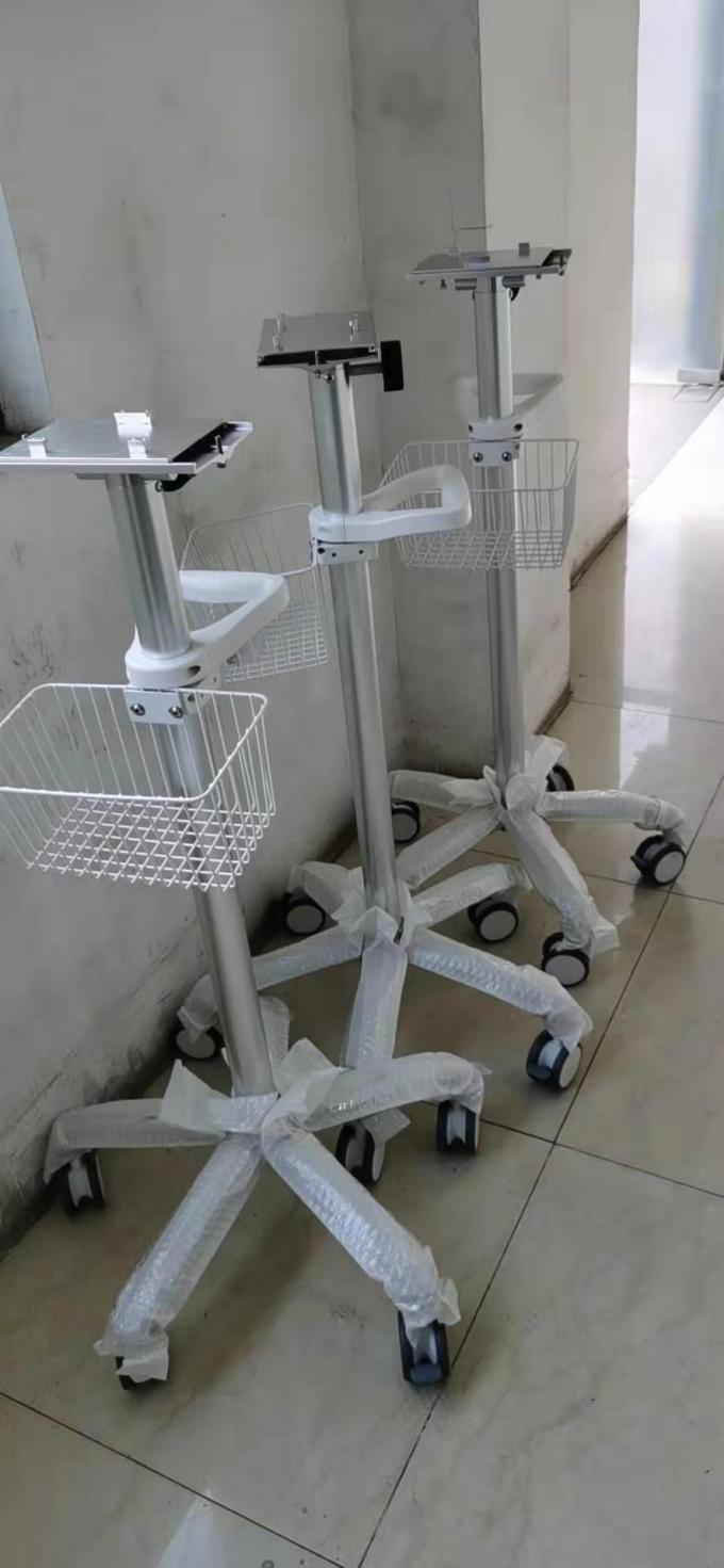 Van het de Legerings Mobiele Karretje van het hoogte de Regelbare Aluminium Kar van het de Monitorkarretje Geduldige 0