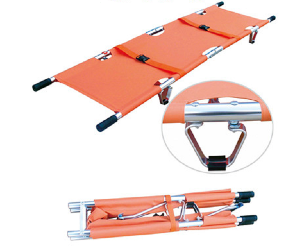 Van de de ziekenwagen speciale noodsituatie van de aluminiumlegering materiële oranje de brancardauto 0