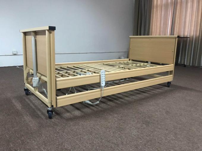 Medisch Meubilair 5 Functie ICU 820MM Elektrisch Houten het Ziekenhuisbed 0