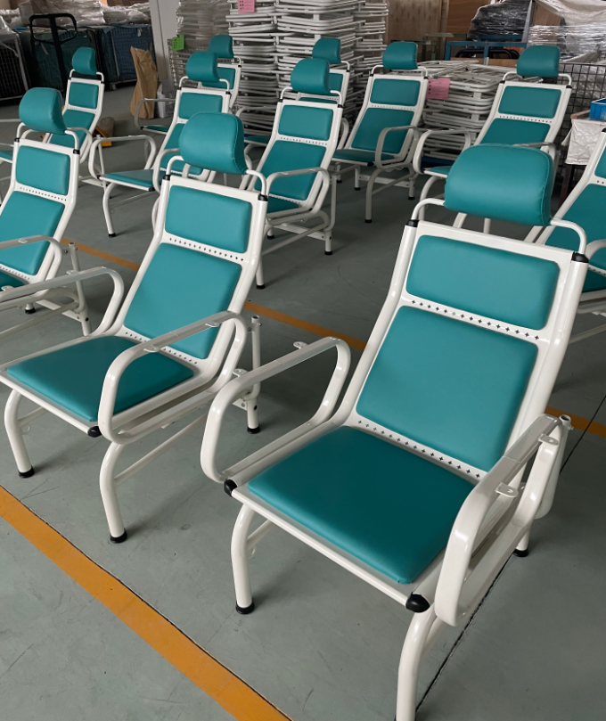 Enig Seat-Luxe met Stoel van de het Ziekenhuisinfusie van de Hoofdsteun de Regelbare Rugleuning 0