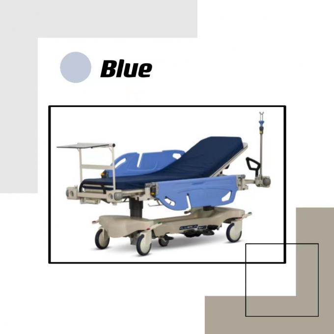Van de de Noodsituatiebrancard van de het Ziekenhuispatiënt het Karretje Blauwe Kleur met lange levensuur 0