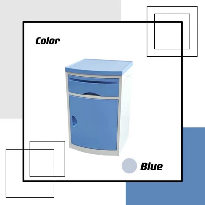 ABS materiële van het de lijst blauwe ziekenhuis van het het ziekenhuisbed speciale het bedlijst 0