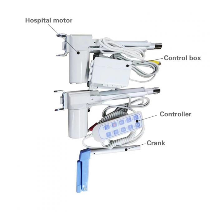 Elektrisch ziekenhuisbed actuator systeem met bedieningskist handcontroller 0