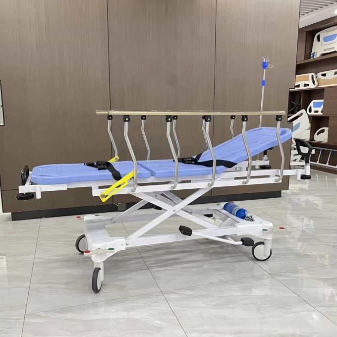 Hulpverlening voor noodgevallen Stretcher Trolley Hydraulische Hulpverlening voor noodgevallen Medisch product Rolstoel overbrengbed 0