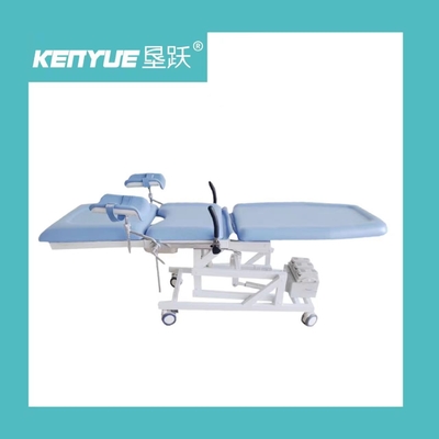 kopen Bule Color Electric 3 Fcuntion Leveringsbed 90 cm Metalen Multifunctionele Gynecologische Tafel online vervaardiging