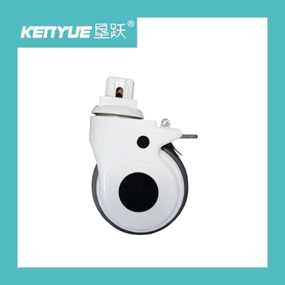 kopen 5 inch universele wiel met rem wit speciaal medisch caster ziekenhuisgebruik online vervaardiging