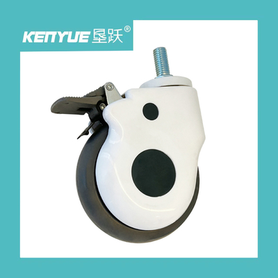 kopen 5 inch witte medische rolbanden rem PP en TPR materiaal online vervaardiging