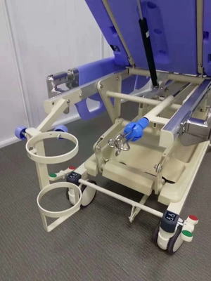 kopen Patiënt EHBO brancard trolley voor patiënten infusiestand hefsysteem aluminium opvouwbare brancard online vervaardiging