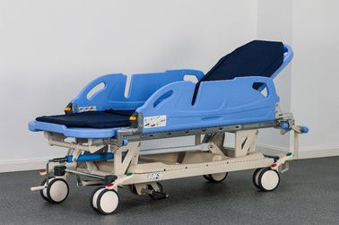 kopen Verstelbare hoogte patiënttransfer trolley met 0-75° rugleuning aanpassing en 50-90cm online vervaardiging