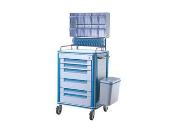 kopen De plastic Kar van de Anesthesie Medische Duw met Stod de Legeringskader 630*470*1500mm van het Wielaluminium online vervaardiging