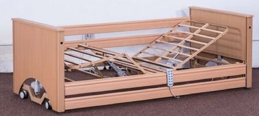 kopen Beweegbaar Elektrisch het Ziekenhuisbed met lange levensuur voor Bejaarden in Houten Materiaal online vervaardiging