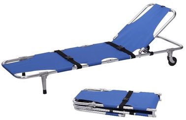 kopen De Ziekenwagen Geduldig Noodsituatie van de aluminiumlegering het Vouwen Brancardblauw online vervaardiging