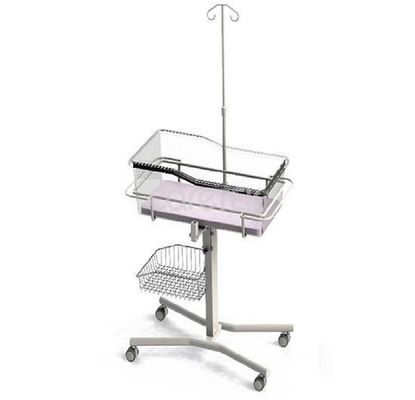 kopen De regelbare Mobiele 890mm Voederbak van de het Ziekenhuisbaby met de Wielen van de Matrasmand online vervaardiging