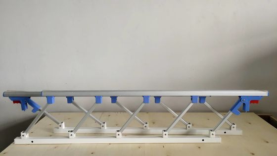 kopen Van het het Ziekenhuisbed van de aluminiumlegering van de Wachtrails collapsible hospital het Bedtoebehoren online vervaardiging