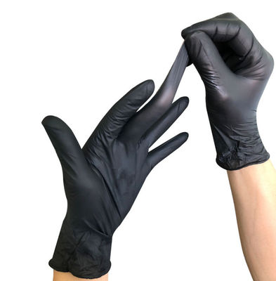 kopen Niet-steriele Zwarte Beschikbare het Nitrilhandschoenen van Nitril Medische Handschoenen online vervaardiging