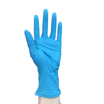 kopen Van de de Handschoenenkleur van het het ziekenhuis Beschikbare Examen Blauwe het Nitrilhandschoenen Drie Grootte online vervaardiging