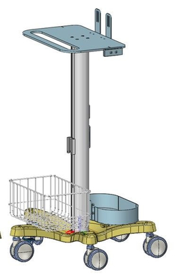 kopen Mobiele medische karretje controle met wit aluminiummateriaal in het ziekenhuis online vervaardiging