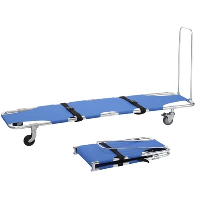 kopen Blauwe 600D, pvc met een laag bedekte de doek vouwende brancard van Oxford is gemakkelijk schoon te maken online vervaardiging