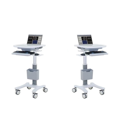 Medische Kar van de aluminium de Rolling Computer allen in met Lijsthoogte 80120cm