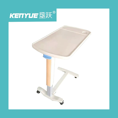 Het dineren de Lijst van het Ziekenhuisoverbed van Tray Table Metal Gas Spring van het het Ziekenhuisbed