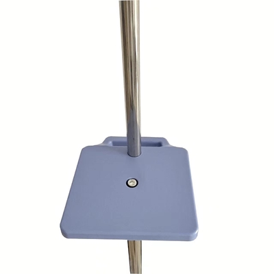 Het blauwe mobiele roestvrije staal van de infusietribune met verwijderbare wielen