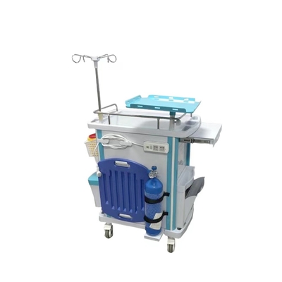 Van de de Ladeinfusie van het aluminiumkader van de de Functieverpleegster ABS 960mm Noodsituatie Medische Kar