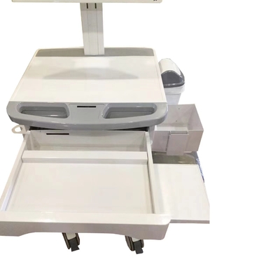 Witte Medische Mobiele Informatie Verzorgingskar met Remgietmachine
