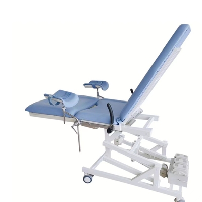 Bule Color Electric 3 Fcuntion Leveringsbed 90 cm Metalen Multifunctionele Gynecologische Tafel