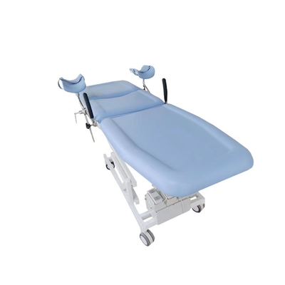 Bule Color Electric 3 Fcuntion Leveringsbed 90 cm Metalen Multifunctionele Gynecologische Tafel