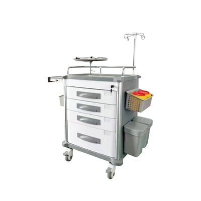 ABS-materiaal Medisch instrument Trolley Ziekenhuis Speciaal medicijnvoertuig