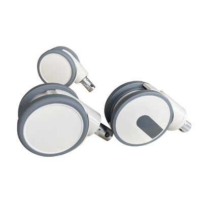 6 inch Centrale besturingswiel TPR+PP 32*50mm Met medisch accessoires Wiel Wit