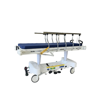 Hoogteverstelbare hydraulische noodleger 2 lagen ziekenhuis patiëntvervoer trolley