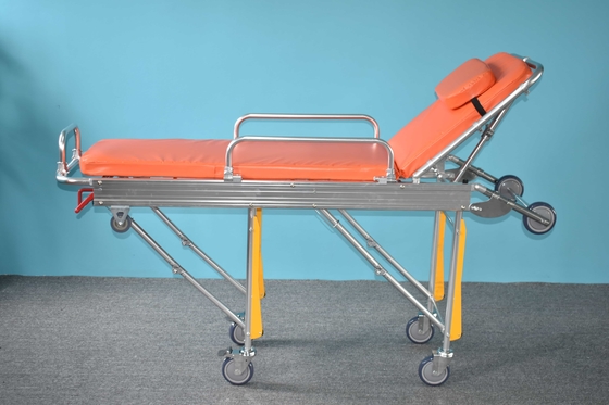 Hoge kwaliteit patiëntherstel trolley aluminium legering materiaal medisch product vouw ambulance stretcher