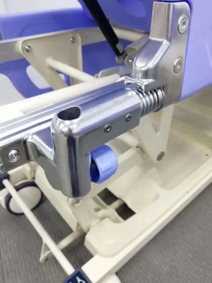 Patiënt EHBO brancard trolley voor patiënten infusiestand hefsysteem aluminium opvouwbare brancard