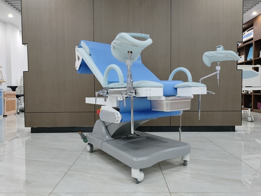 (Premium Auto-Paper Dispensing Gynecological Bed - Electric Height/Trendelenburg Aanpassing met Steriele Papierrol)