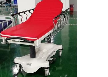 Rode Kleurenabs het Bed van de het Ziekenhuisnoodsituatie van de Luxebrancard, Gemakkelijk schoon te maken