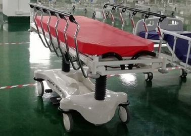 Rode Kleurenabs het Bed van de het Ziekenhuisnoodsituatie van de Luxebrancard, Gemakkelijk schoon te maken