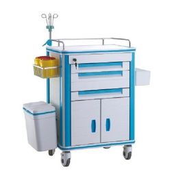 Kar van het anesthesie de Medische Karretje voor het Ziekenhuisnoodsituatie, de Kar van de Reanimatieneerstorting