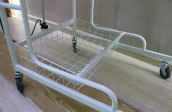 Nieuw metaal - geboren van het het Bedziekenhuis van de Babykar de Voederbak Commercieel Meubilair voor Kliniek