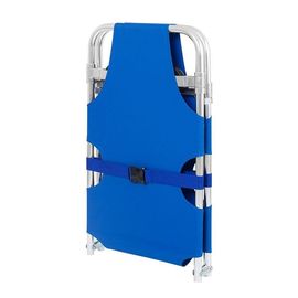 De Ziekenwagen Geduldig Noodsituatie van de aluminiumlegering het Vouwen Brancardblauw