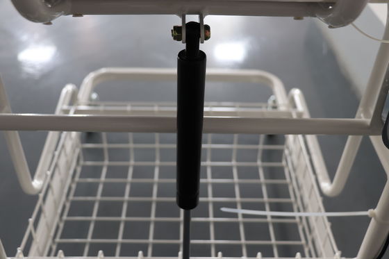 Mobiel Regelbaar van het het Bassinziekenhuis van de Hoek Transparant Baby de Zuigelingsbed