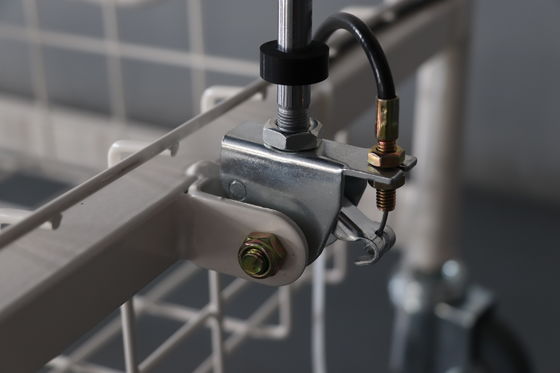Mobiel Regelbaar van het het Bassinziekenhuis van de Hoek Transparant Baby de Zuigelingsbed