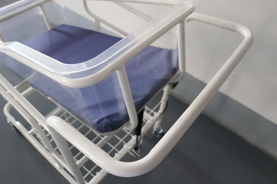 Mobiel Regelbaar van het het Bassinziekenhuis van de Hoek Transparant Baby de Zuigelingsbed