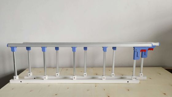 Van het het Ziekenhuisbed van de aluminiumlegering van de Wachtrails collapsible hospital het Bedtoebehoren