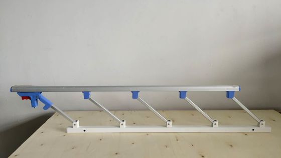 Van het het Ziekenhuisbed van de aluminiumlegering van de Wachtrails collapsible hospital het Bedtoebehoren
