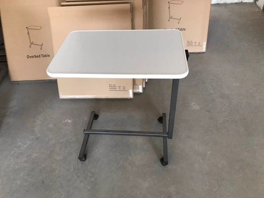 Witte van het Bedtray table with wheels over van het Patiëntenziekenhuis het Bedlijst