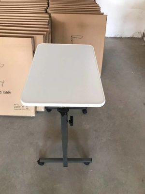 Witte van het Bedtray table with wheels over van het Patiëntenziekenhuis het Bedlijst