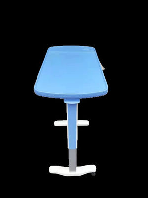 Van het het Ziekenhuisbed van de gaslente de Lijst van Tray Table Adjustable Over Bed aangaande Wielen